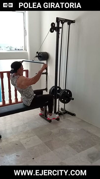 Poleas Gimnasio para Casa, Fitness DIY Sistema de Polea Cable