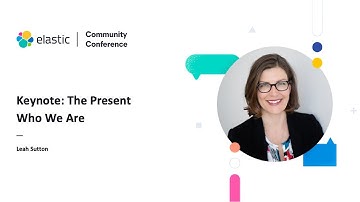 ElasticCC: Keynote: The Present — Who We Are