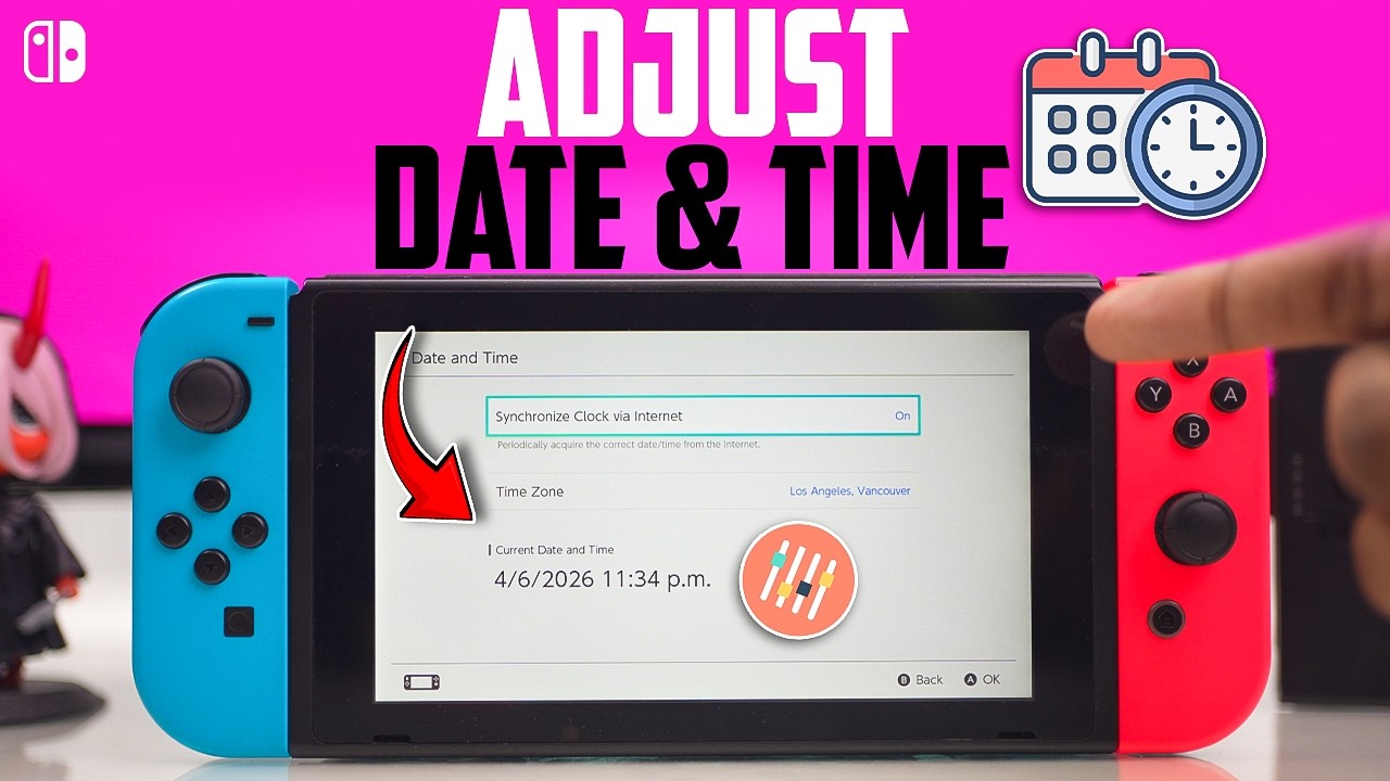 Nintendo Switch ps2 time Change Date and Time on Nintendo Switch | Fix Wrong Time Fast