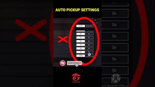 #AUTO PICKUP#new update#          settings tips and tips#Garena free fire#short#28#