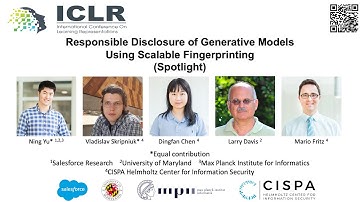 Scalable GAN Fingerprints ICLR 2022 Spotlight Video