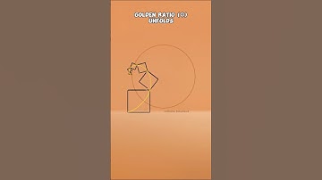 Golden ratio visualized (φ)
