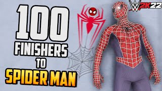 100 Finishers To Spider Man - Wwe 2K22