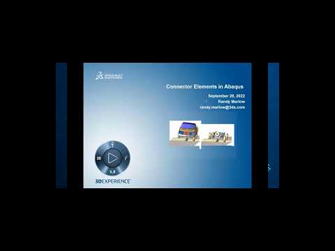 Connector Elements in Abaqus | E-seminar Sneak Peak