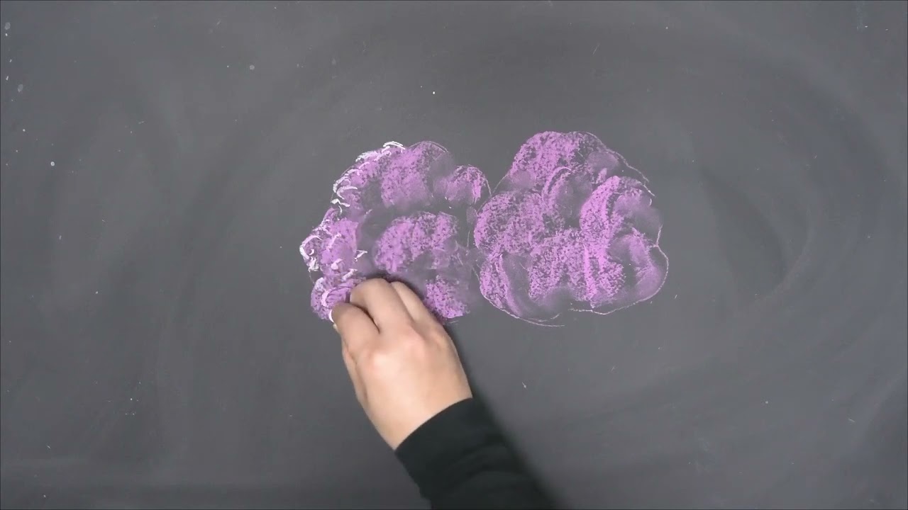 黒板アート、入学式！卒業式で描きたい！】桜の木、描き方！チョーク
