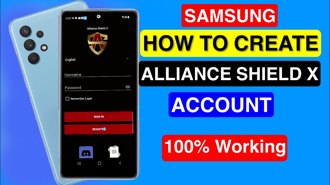 How to make Alliance Shield X ID in 5 minutes for Samsung android
