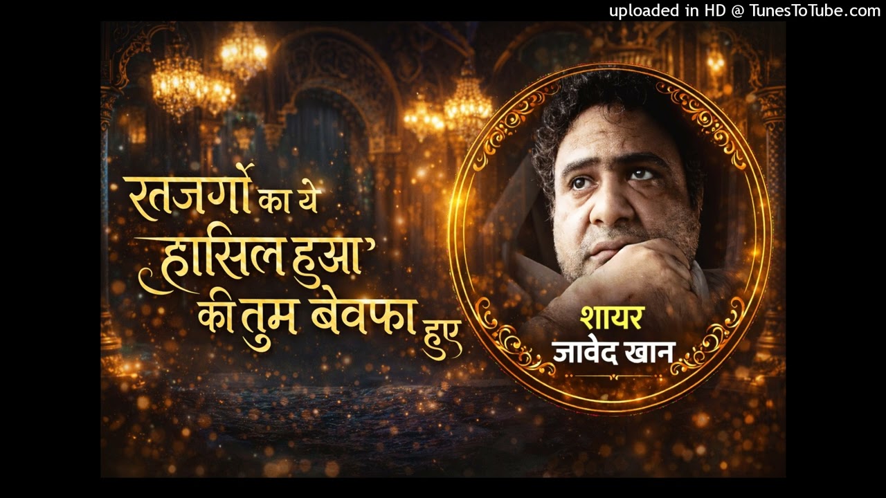 रतजगों का ये हासिल हुआ कि तुम बेवफा हुए ।