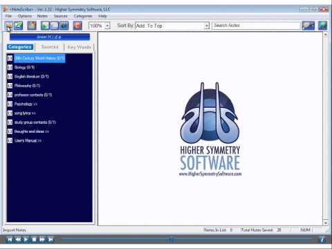 NoteScribe Quick Start Overview