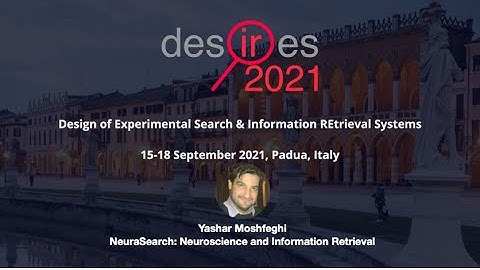 Yashar Moshfeghi: NeuraSearch: Neuroscience and Information Retrieval
