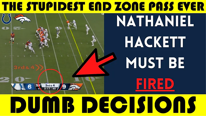 Dumb Decisions: The STUPIDEST END ZONE PASS EVER |...