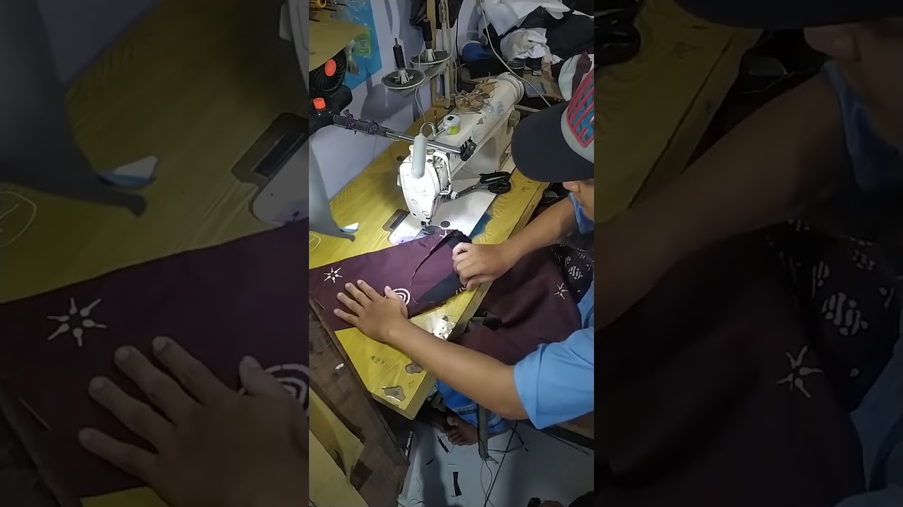 cara menjahit lengan jas tanpa furing