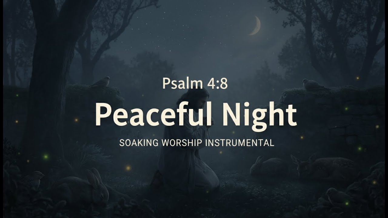 Psalm 4:8 | Peaceful Night — Soaking Worship Instrumental (Prayer & Devotional)