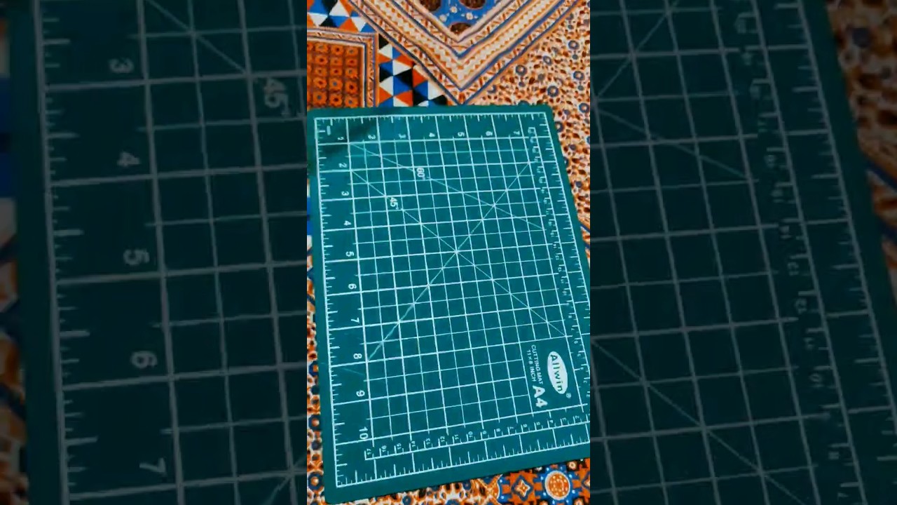 Unboxing A4 size self-healing cutting mat 
