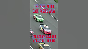 Thumbnail of Jeff Gordon Put Dale Earnhardt on Pole the week after the 2001 Daytona 500 #daleearnhardt #nascar