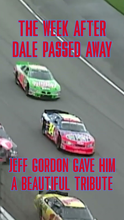 Jeff Gordon Put Dale Earnhardt on Pole the week after the 2001 Daytona 500 #daleearnhardt #nascar