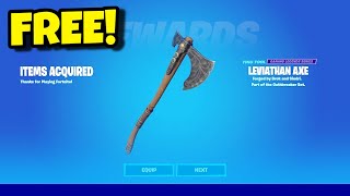 How to Get the LEVIATHAN AXE for FREE in Fortnite 2024!