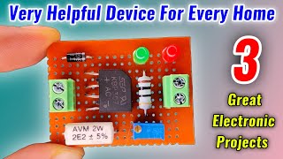 3 helpful Electronic Projects for beginners
