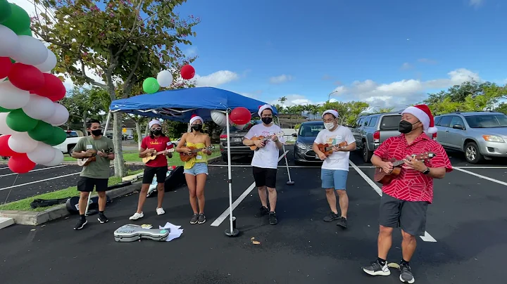 Ukulele Hale Performs at HUGS Christmas Drive-thru