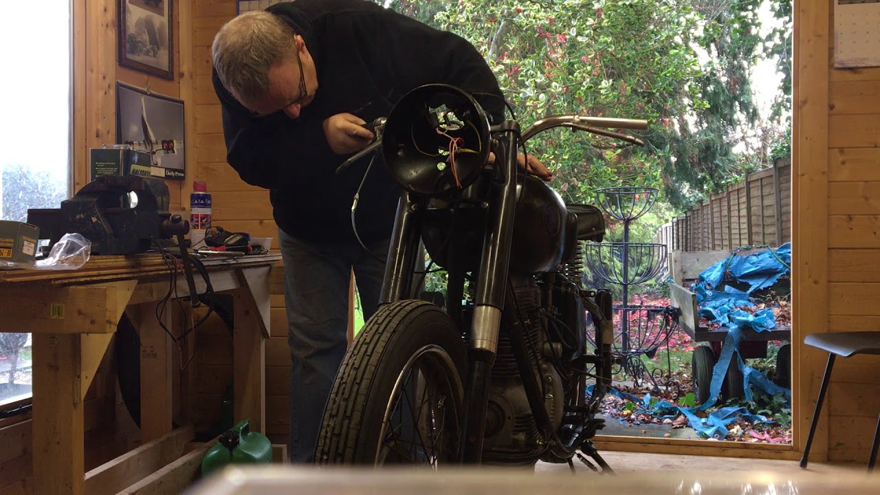 1949 Sunbeam S8 first start up after restoration
