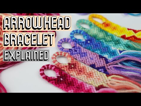 ARROWHEAD BRACELET TUTORIAL [CC] || Beginner Friendly