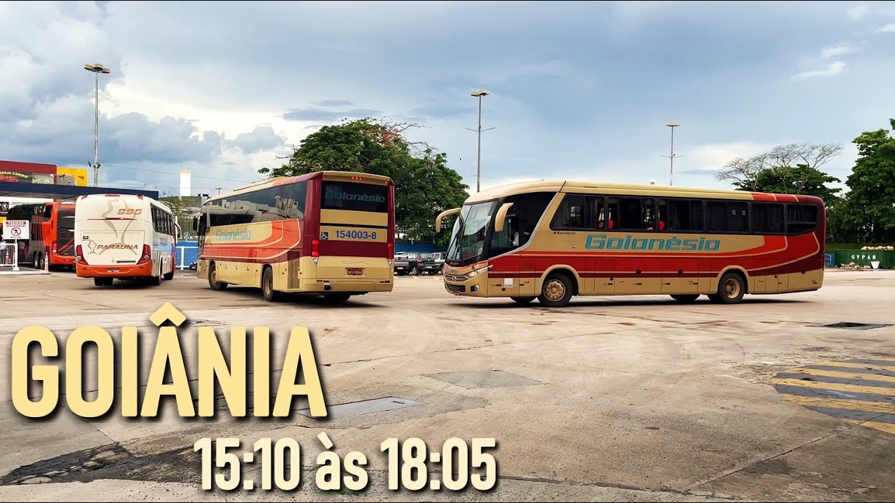Rodoviária de Goiânia - Movimentação de Ônibus das 