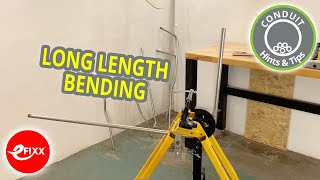 METAL CONDUIT BENDING - Longer length bends - Apprentice electrician essentials