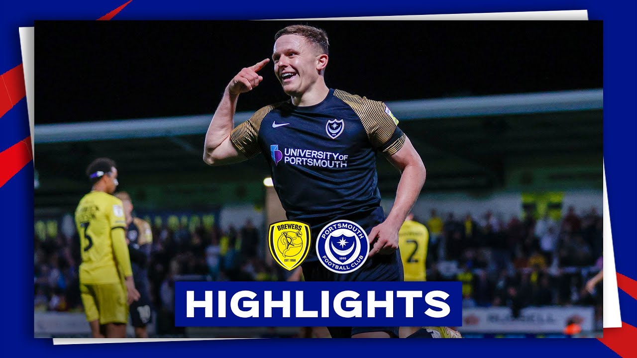 Highlights | Burton Albion 0-2 Pompey