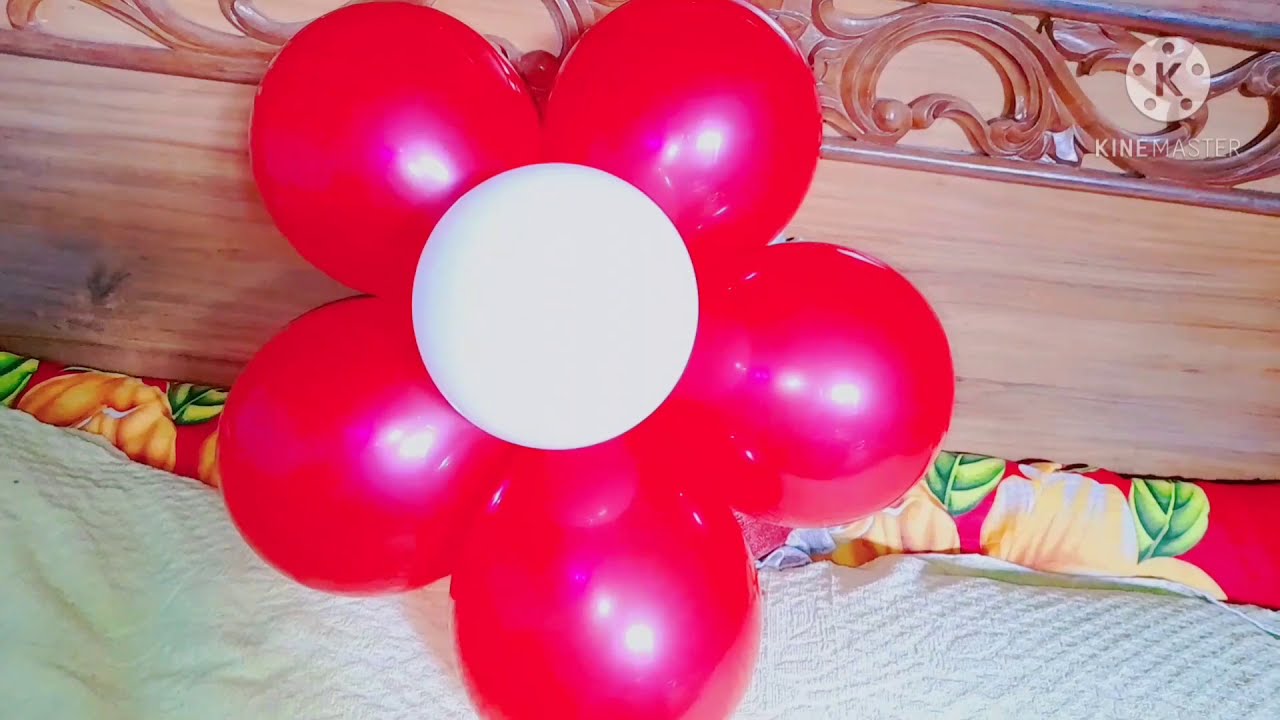 How to make balloon flowerHow to make balloon flowers for beginners