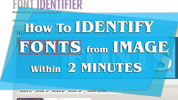 How to identify fonts from image in 2 minutes | By designology
