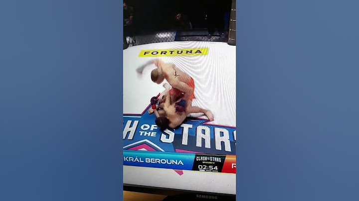 Král Berouna vs Aleš Olejník - fight | Clash of the Stars 4
