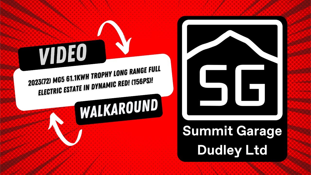 2023(72) MG5 61.1kWh Trophy Long Range Full Electric Estate in Dynamic Red! (156ps)!