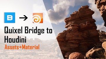 Quixel Bridge to Houdini | Houdini Tutorial | Meganscan Quixel Bridge