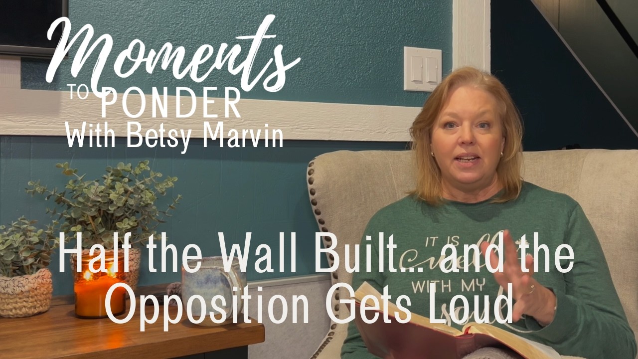 Moments to Poonder I  Episode 166  I Half the Wall Built...the Opposition Gets Loud wiith Betsy