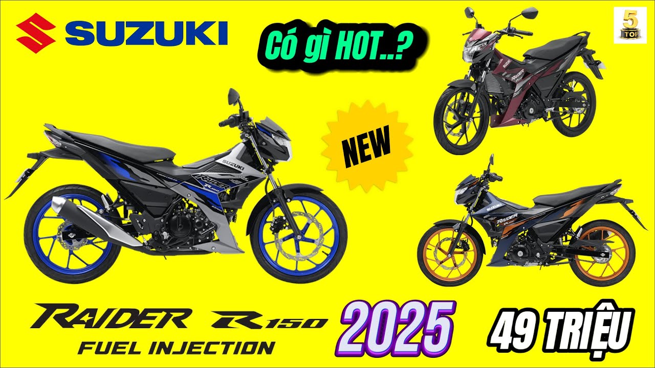 “NEW” Suzuki Raider R150 2025 RA MẮT có gì HOT..? ️ Chỉ 49 triệu 1 em ...