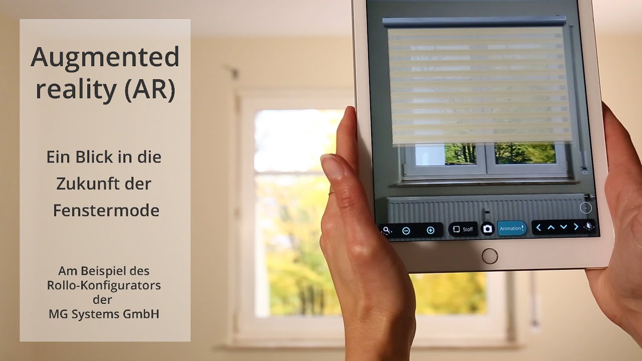 Augmented reality im Bereich Sonnenschutz | Beispiel ROLLO - YouTube