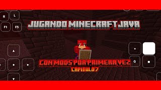 Jugando Minecraft java con mods por primera vez capitulo 7 una fortaleza 