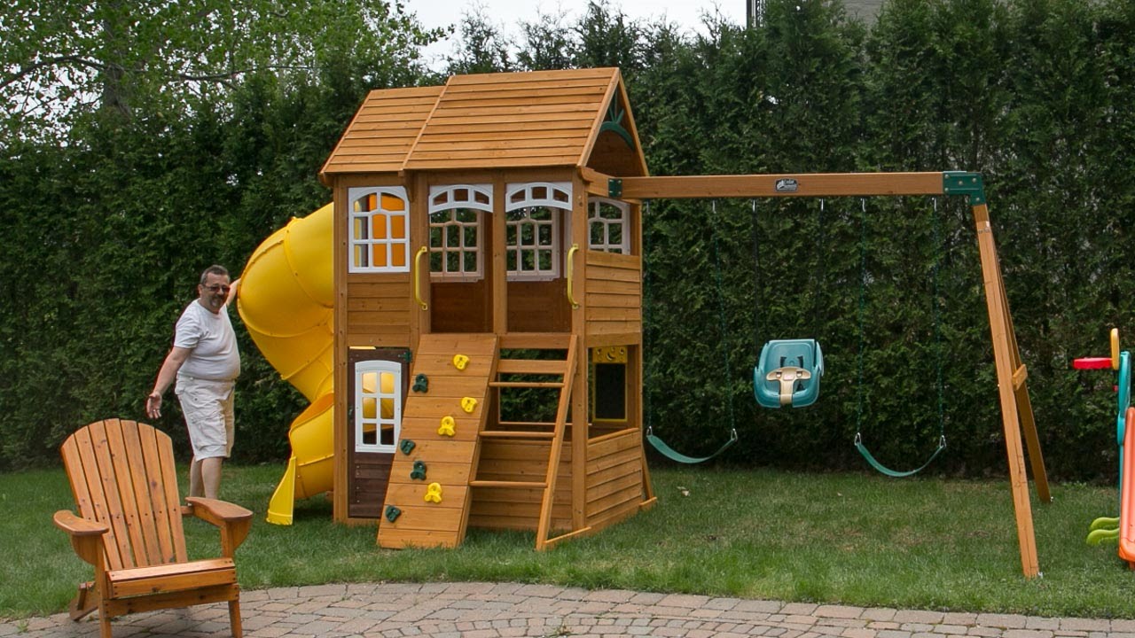 cedar summit richmond lodge wooden play set