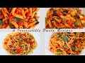 4 IRRESISTIBLE PASTA RECIPES : Chicken, Fish, Beef & Vegetarian 🍝