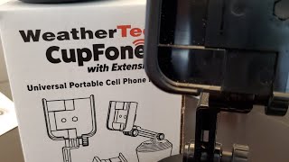 Best cell phone holder for cars - WeatherTech CupFone Review by vegasdavetv 4,913 views 4 years ago 5 minutes, 37 seconds