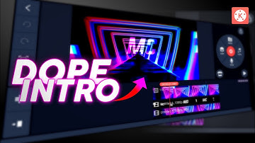 Dope Neon Intro in Kinemaster with Customisation🔥👌