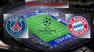 Psg Vs Bayern Munich Ucl 2223 Round 16 Leg 1 Match Highlights Fifa 22