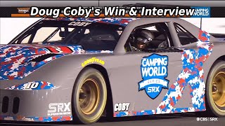 Doug Coby's Camping World SRX Series Win at Stafford: Final Laps & Interview