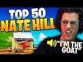 TOP 50 MOST VIEWED NATE HILL FORNITE TWITCH CLIPS EVER!