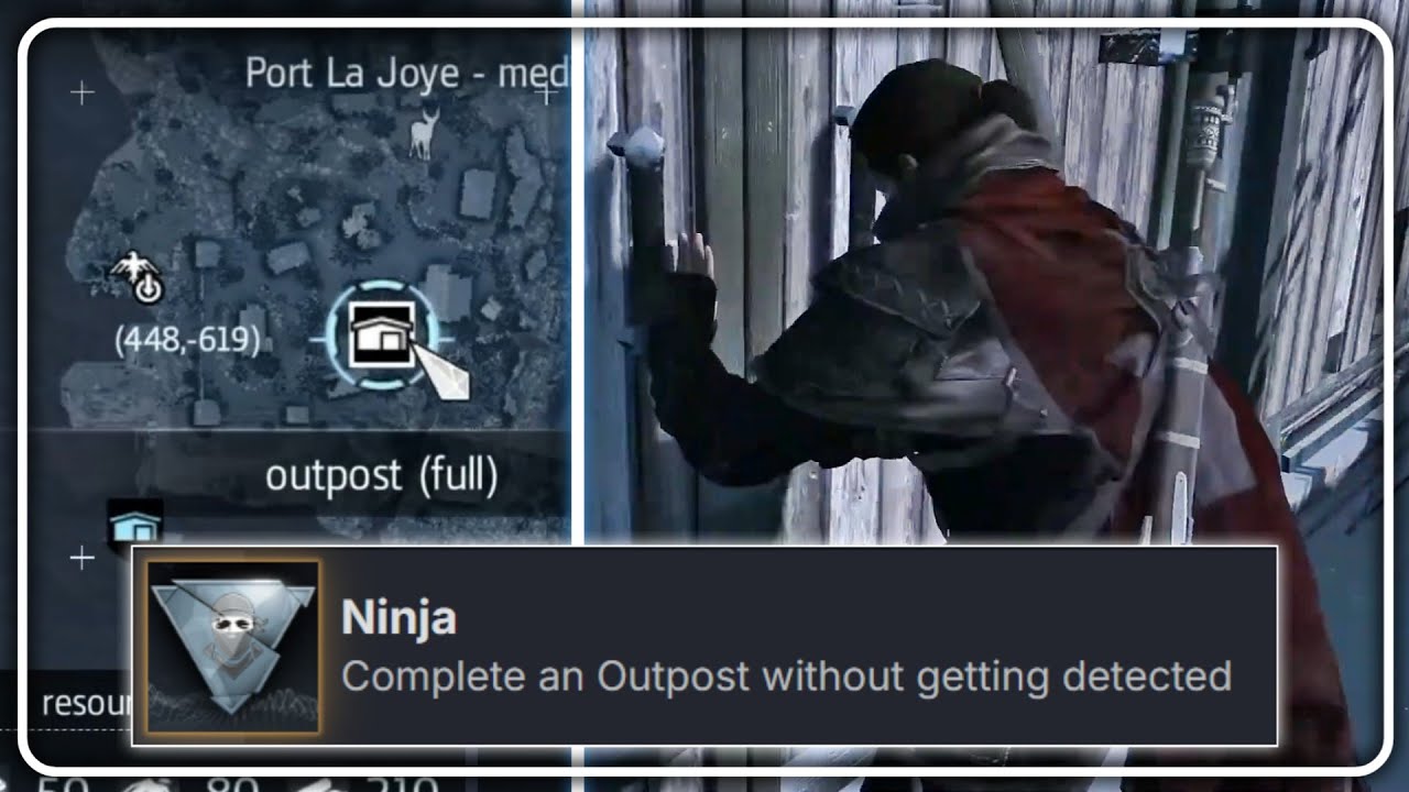 Ninja (Complete an Outpost without getting detected) • AC Rogue