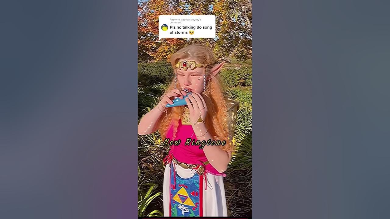 Song of Storms Ringtone! 🥳🎶 #Zelda #legendofzelda #ocarina #songofstorms #princesszelda