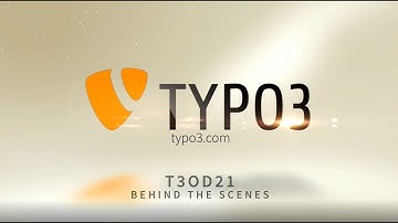 TYPO3 Online Days 2021 - #T3OD21 - Behind the Scenes