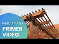 Como CONSTRUIR una PERGOLA de MADERA - TUTORIAL 1