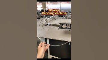 Perfect Handle with 2D Wire Bending Machine #machine #factory #HandleProtection #metal #automation