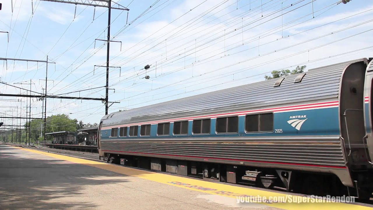 Amtrak & NJ Transit NEC Action at Metuchen Station