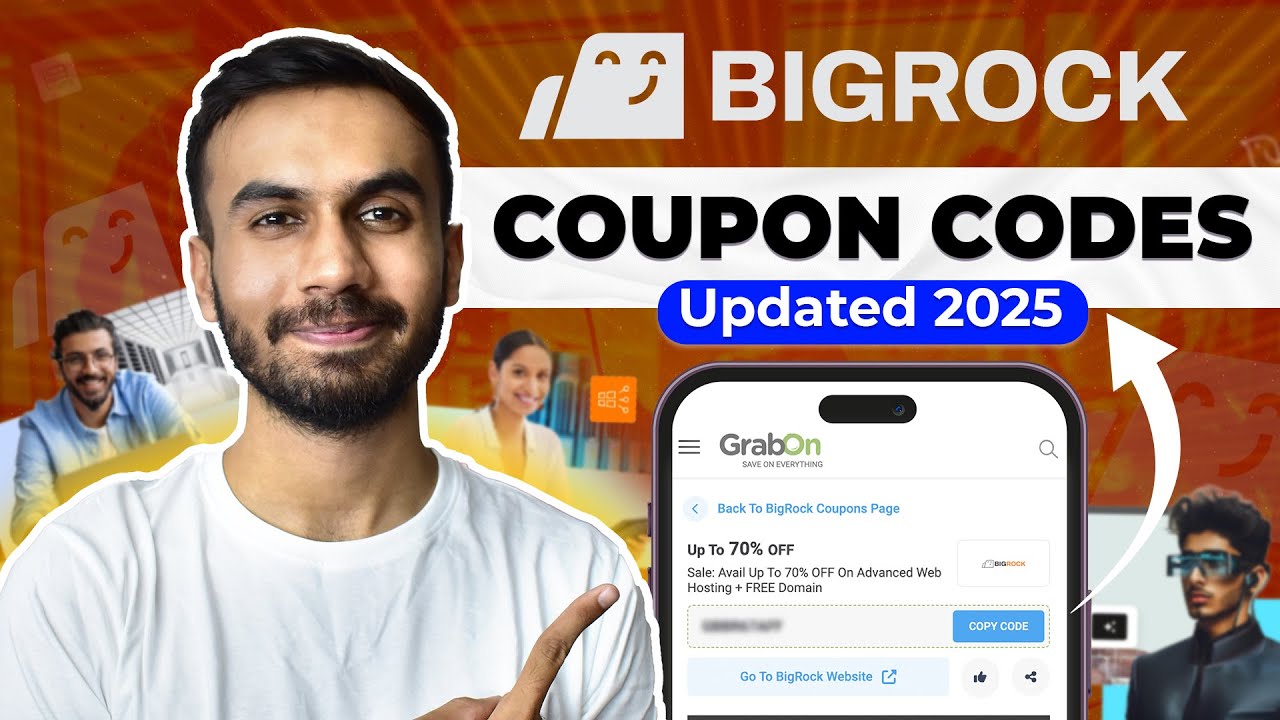 BigRock Coupon Codes Today 2025 | BigRock Coupons & Offers Hosting and Domains